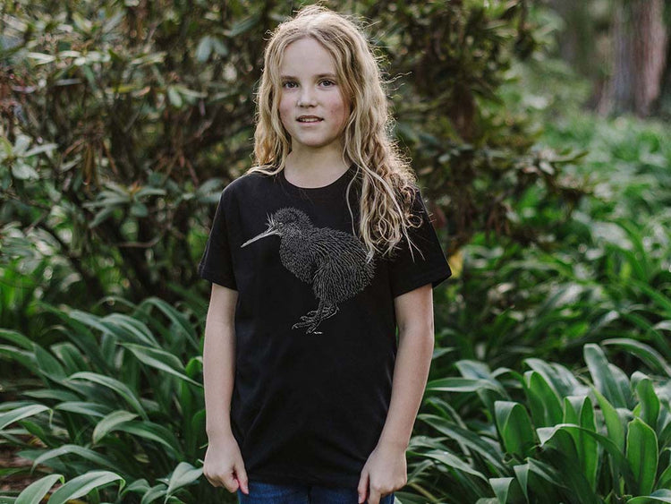 Kiwi 2.0 Kid's T-Shirt - Ethical and sustainable organic cotton tee designed by Ricardi Rios