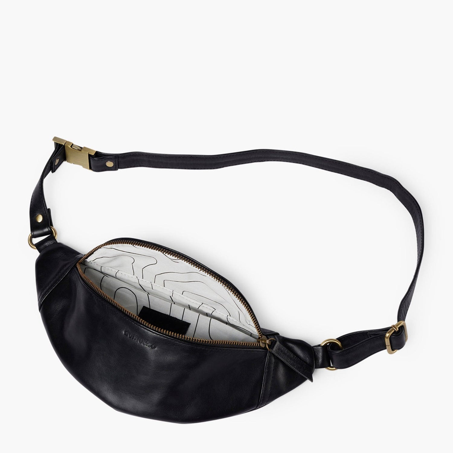 Beeby Leather Bumbag in Black by Duffle&Co