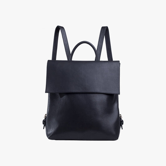 Bradley Backpack in Black Leather by Duffle&Co