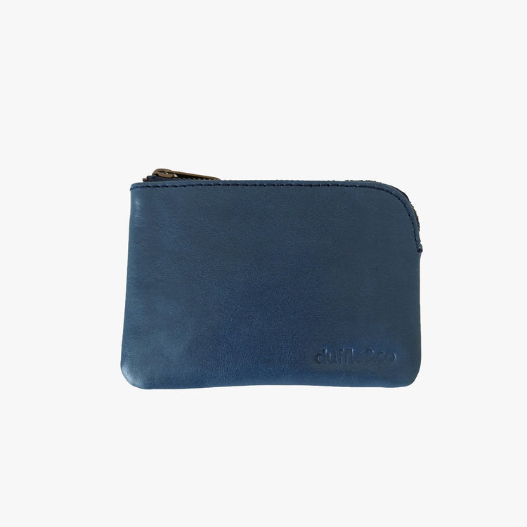Cooke Pouch Leather Wallet in Navy by Duffle&Co