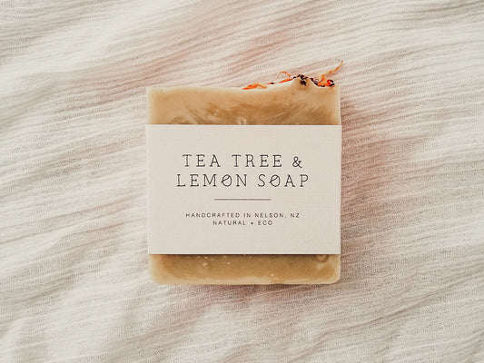 Natural Soap - Tea Tree & Lemon