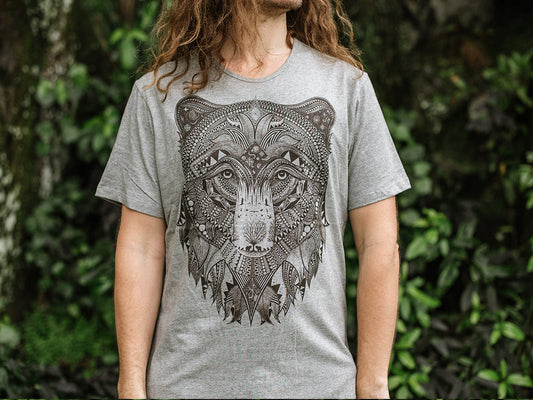 Bear - Men's T-shirt - Grey