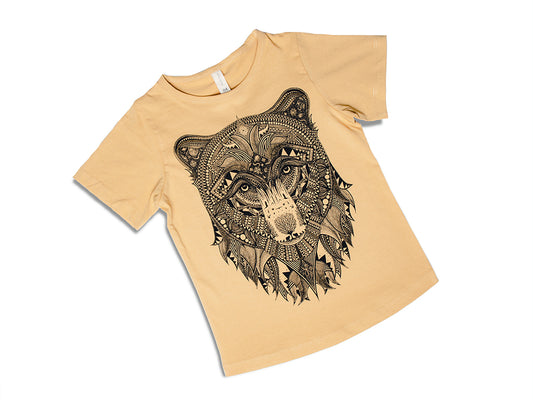 Bear - Kids T-shirt - Sand
