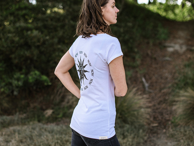 The Time is Now #1 - Side of Women's white T-Shirt