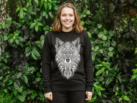 SECONDS - Wolf - Longsleeve Unisex Sweatshirt