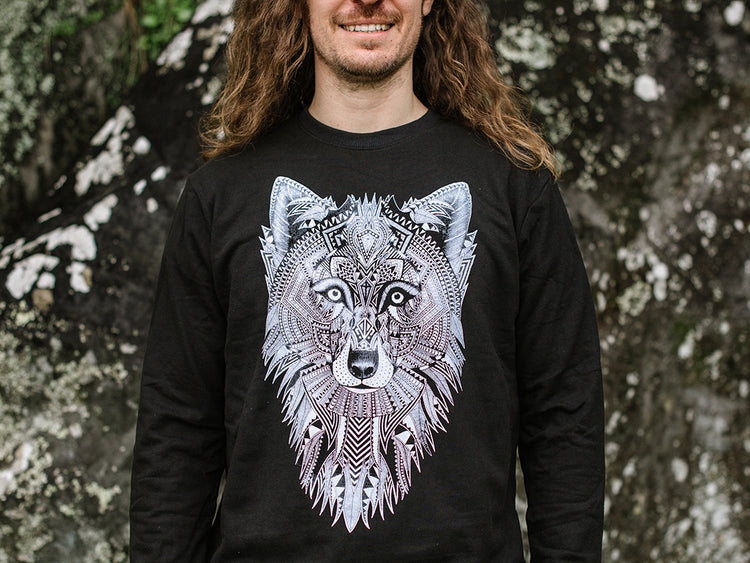 Wolf - Longsleeve Unisex Sweatshirt