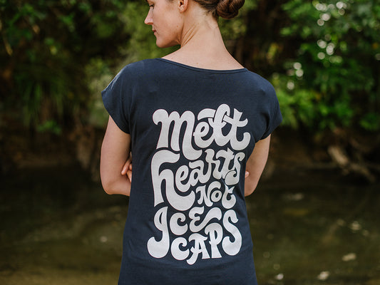 Melt Hearts Not Ice Caps - Women's T-Shirt