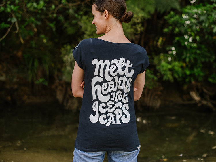 Melt Hearts Not Ice Caps - Women's T-Shirt