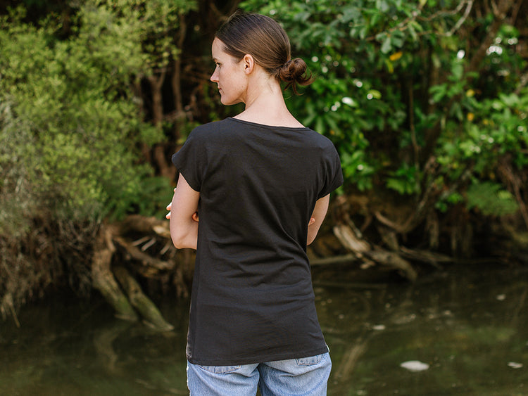 Women's Taper T-Shirt - Black