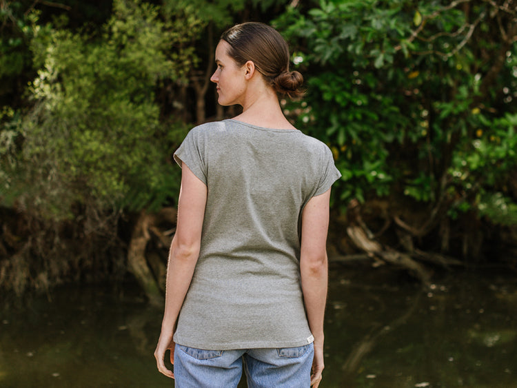 Women's Taper T-Shirt - Grey