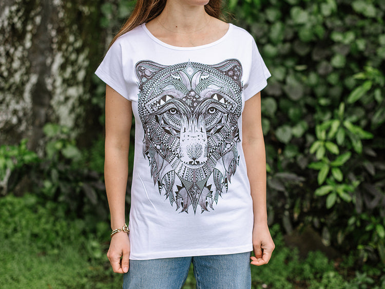 Bear - Women's T-shirt - Grey